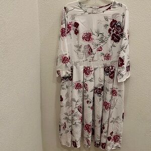 NO BRAND FLORAL DRESS SZ XXL